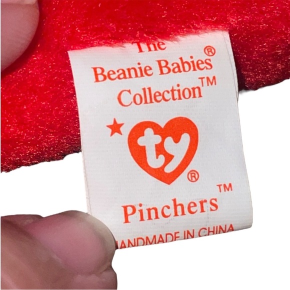 Ty Beanie Baby Pinchers PVC Pellets Rare - Picture 9 of 14